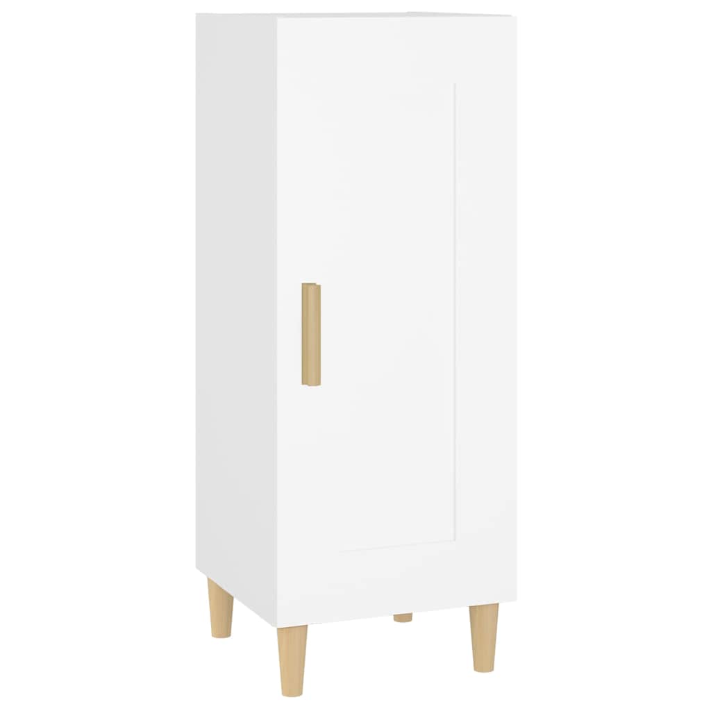 Sideboard White 34.5x34x90 cm Engineered Wood
