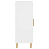 Sideboard White 34.5x34x90 cm Engineered Wood - Rear View