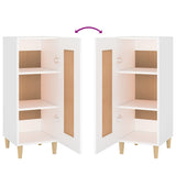 Sideboard White 34.5x34x90 cm Engineered Wood
