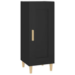 Sideboard Black 34.5x34x90 cm Engineered Wood