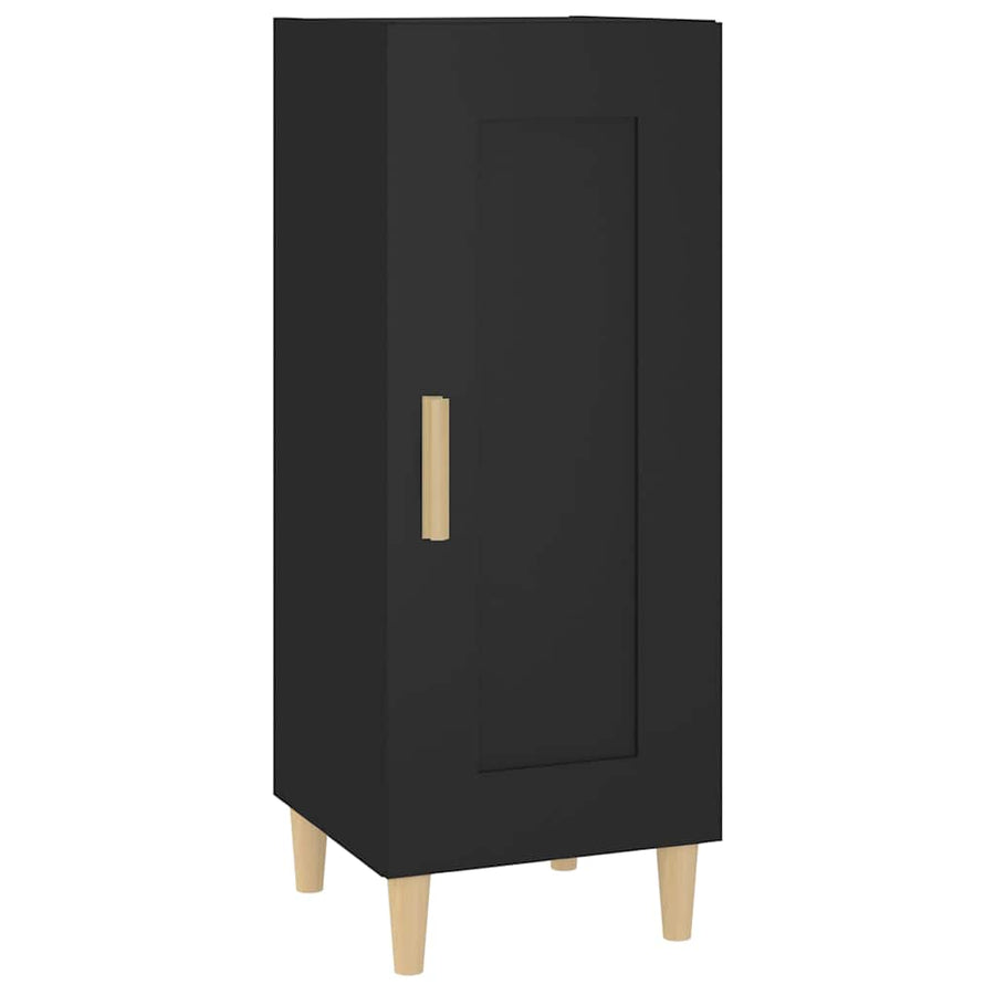 Sideboard Black 34.5x34x90 cm Engineered Wood