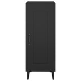 Sideboard Black 34.5x34x90 cm Engineered Wood - 45-Degree Angle