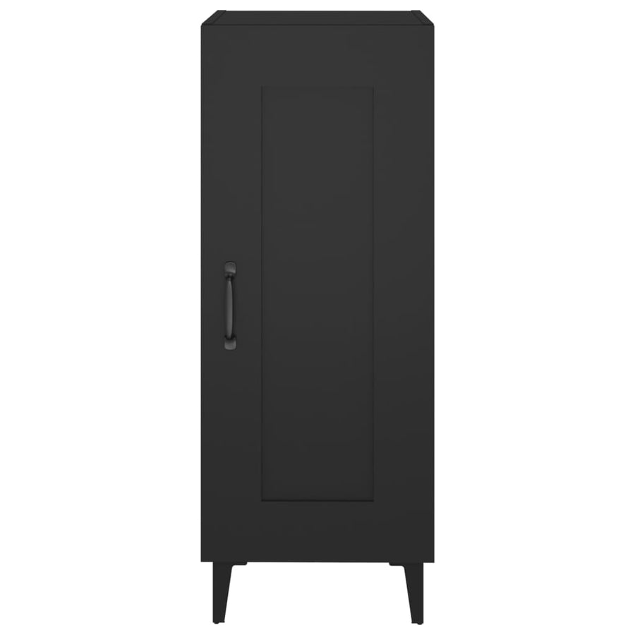 Sideboard Black 34.5x34x90 cm Engineered Wood