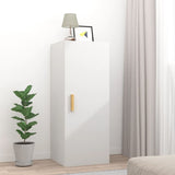 Wall Cabinet White 34.5x34x90 cm Engineered Wood - Top-Down View