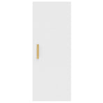 Wall Cabinet White 34.5x34x90 cm Engineered Wood