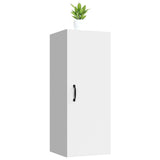 Hanging Wall Cabinet White 34.5x34x90 cm Engineered Wood - Top-Down View