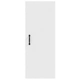 Hanging Wall Cabinet White 34.5x34x90 cm Engineered Wood