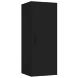 Hanging Wall Cabinet Black 34.5x34x90 cm Engineered Wood