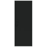 Hanging Wall Cabinet Black 34.5x34x90 cm Engineered Wood - Rear View