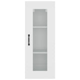 Hanging Wall Cabinet White 34.5x34x90 cm