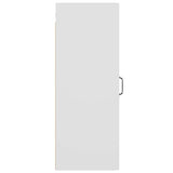 Hanging Wall Cabinet White 34.5x34x90 cm