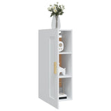 Wall Cabinet White 35x34x90 cm Engineered Wood - Top-Down View