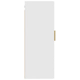Wall Cabinet White 35x34x90 cm Engineered Wood