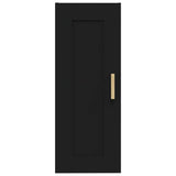 Wall Cabinet Black 35x34x90 cm Engineered Wood - 45-Degree Angle