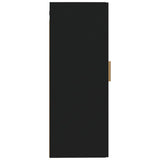 Wall Cabinet Black 35x34x90 cm Engineered Wood - Close-Up Angle