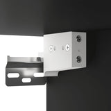 Wall Cabinet Black 35x34x90 cm Engineered Wood - Extra Image