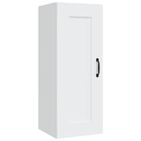 Hanging Cabinet White 35x34x90 cm Engineered Wood - Front View