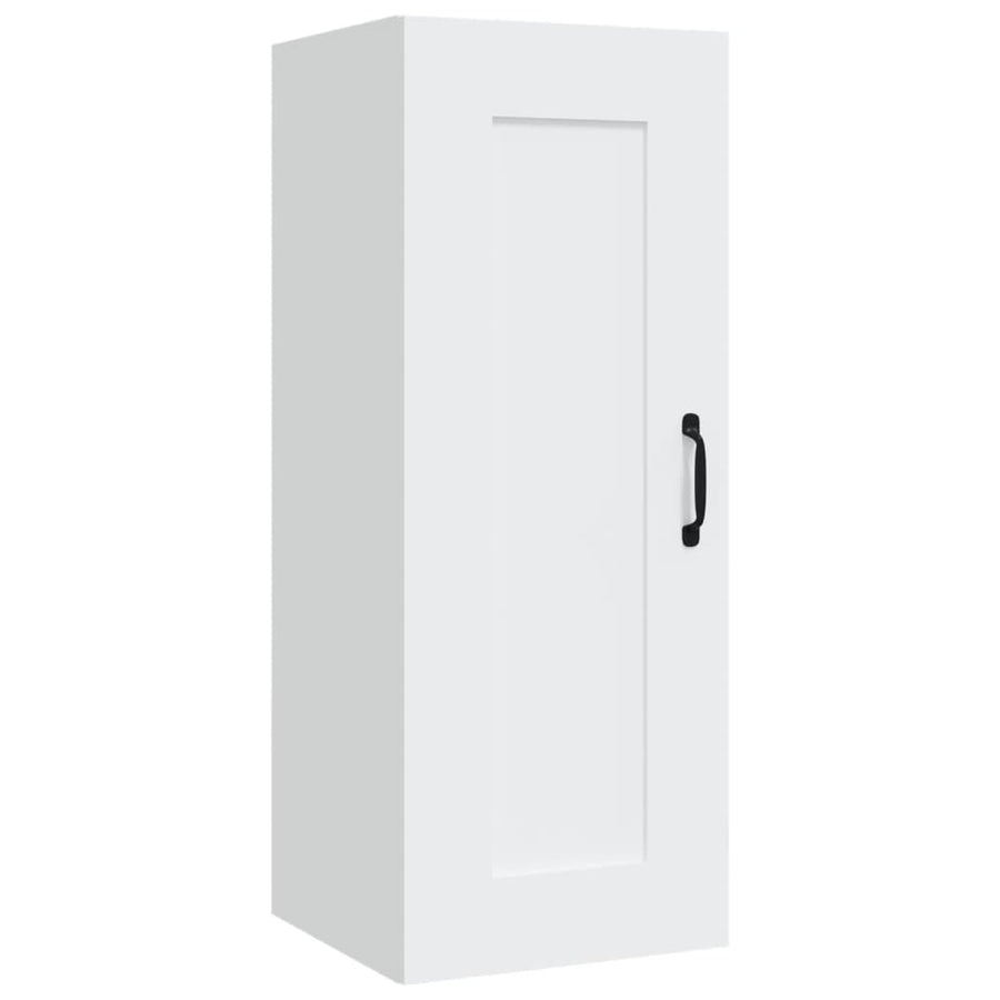 Hanging Cabinet White 35x34x90 cm Engineered Wood