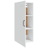 Hanging Cabinet White 35x34x90 cm Engineered Wood - Close-Up Angle