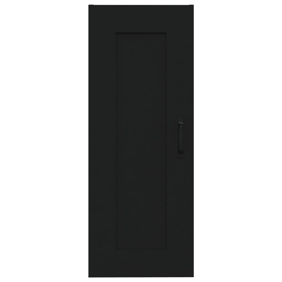 Hanging Cabinet Black 35x34x90 cm Engineered Wood