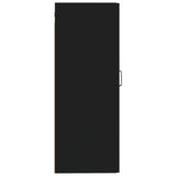 Hanging Cabinet Black 35x34x90 cm Engineered Wood - Rear View
