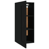 Hanging Cabinet Black 35x34x90 cm Engineered Wood - Close-Up Angle