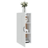 Hanging Cabinet High Gloss White 35x34x90 cm Engineered Wood - Top-Down View