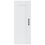 Hanging Cabinet High Gloss White 35x34x90 cm Engineered Wood