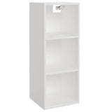 Wall Cabinet White 34,5x32,5x90 cm Engineered Wood