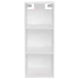 Wall Cabinet White 34,5x32,5x90 cm Engineered Wood - Extra Image