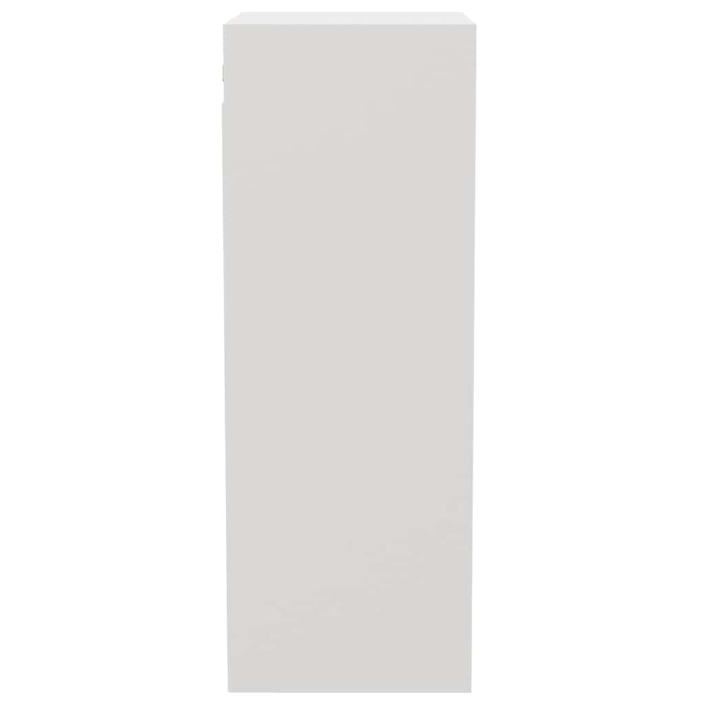 Wall Cabinet White 34,5x32,5x90 cm Engineered Wood