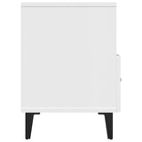 TV Cabinet White 80x36x50 cm Engineered Wood - Low Angle