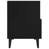 TV Cabinet Black 80x36x50 cm Engineered Wood - Low Angle