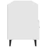 TV Cabinet White 102x35x50 cm Engineered Wood - Close-Up Angle