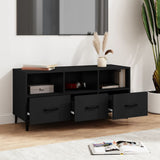 TV Cabinet Black 102x35x50 cm Engineered Wood