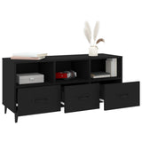 TV Cabinet Black 102x35x50 cm Engineered Wood
