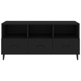 TV Cabinet Black 102x35x50 cm Engineered Wood