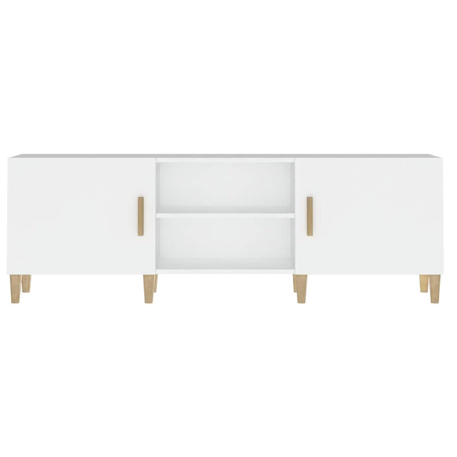 TV Cabinet White 150x30x50 cm Engineered Wood