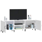 TV Cabinet White 150x30x50 cm Engineered Wood