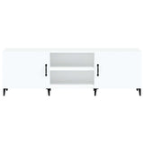 TV Cabinet White 150x30x50 cm Engineered Wood - Rear View