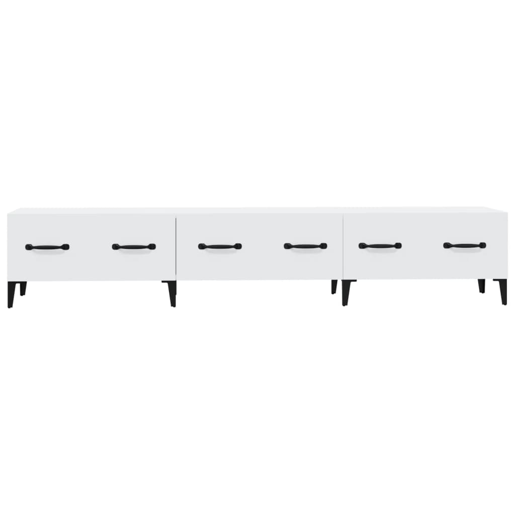 TV Cabinet White 150x34.5x30 cm Engineered Wood