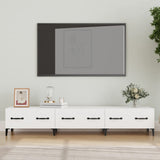 TV Cabinet White 150x34.5x30 cm Engineered Wood