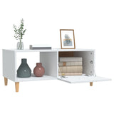 Coffee Table White 89.5x50x40 cm Engineered Wood