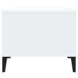 Coffee Table White 90x50x40 cm Engineered Wood