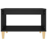 Coffee Table Black 60x50x40 cm Engineered Wood