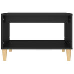 Coffee Table Black 60x50x40 cm Engineered Wood