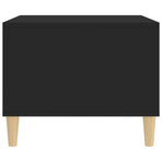 Coffee Table Black 60x50x40 cm Engineered Wood