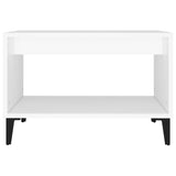 Coffee Table White 60x50x40 cm Engineered Wood