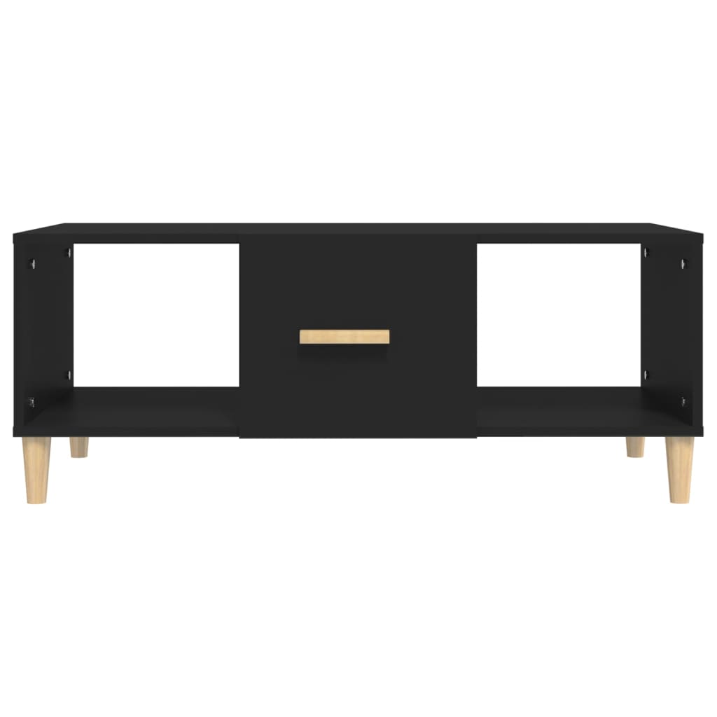 Coffee Table Black 102x50x40 cm Engineered Wood