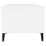 Coffee Table White 102x50x40 cm Engineered Wood